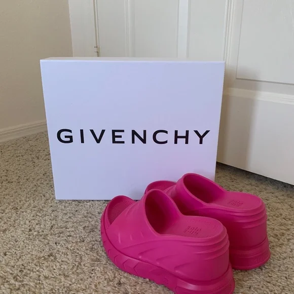 Givenchy | Shoes | Givenchy Pink Marshmallow Heeled Sandals